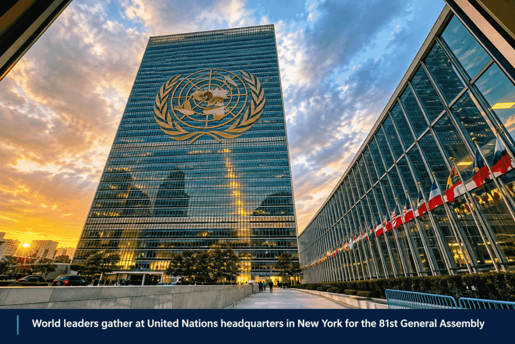 World leaders gather at United Nations headquarters in New York for the 81st General Assembly