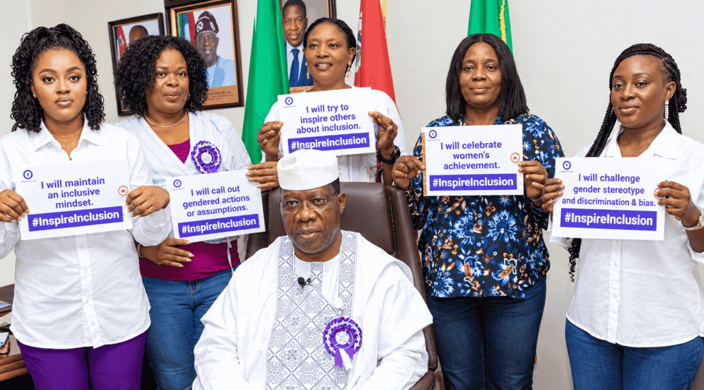 Senate Leader Opeyemi Bamidele speaks on gender inclusion at a book presentation in New York