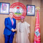 Senate President Godswill Akpabio receives Australian House Speaker Milton Dick at Nigeria’s National Assembly