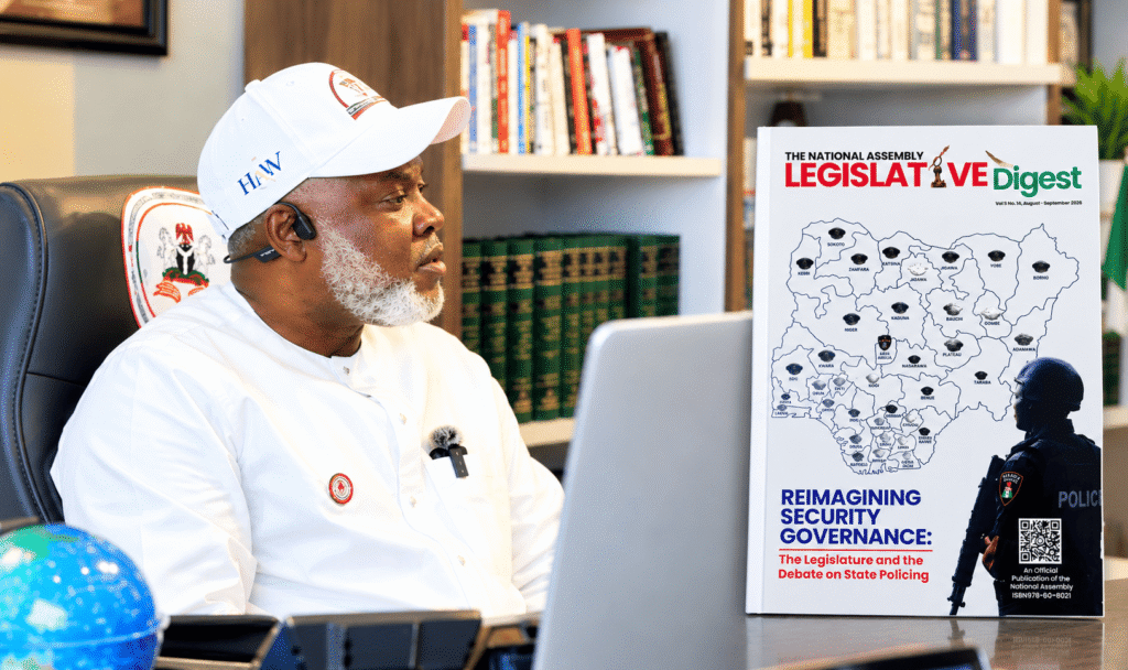 Rt. Hon. Henry Nwawuba discusses the inaugural National Assembly Library Week 2026