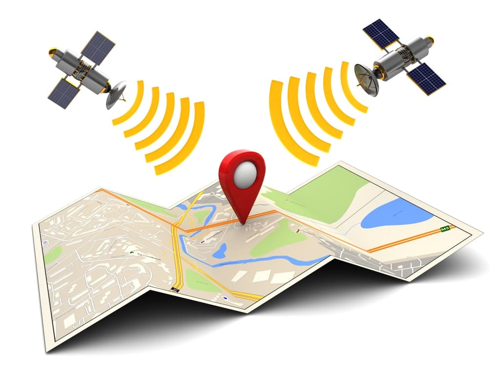 Estate valuer using GPS technology during property inspection in Nigeria